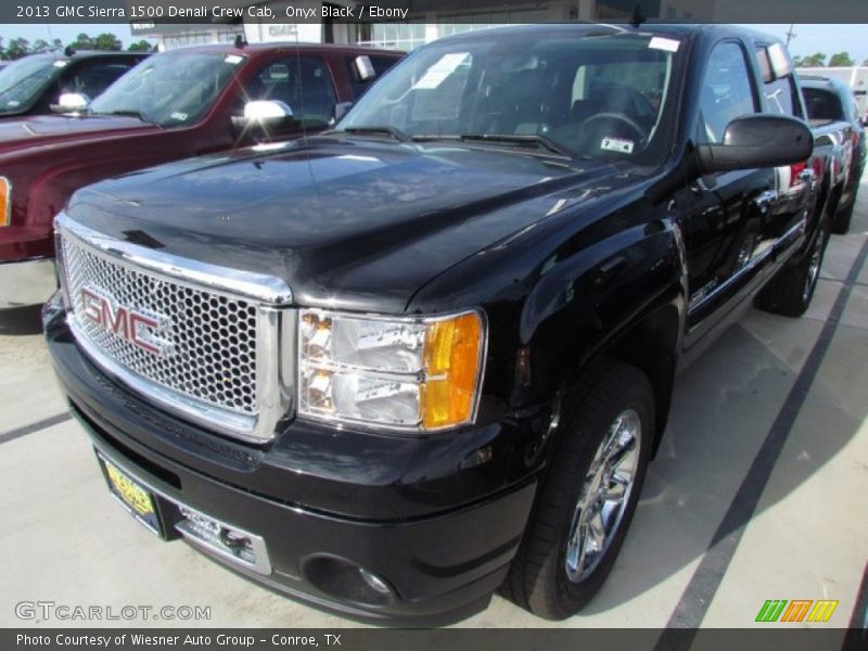 Onyx Black / Ebony 2013 GMC Sierra 1500 Denali Crew Cab