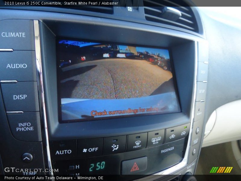 Starfire White Pearl / Alabaster 2010 Lexus IS 250C Convertible