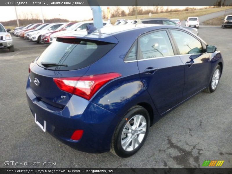 Atlantic Blue / Black 2013 Hyundai Elantra GT