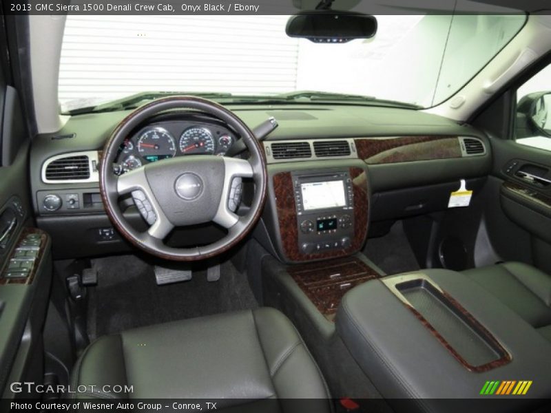 Onyx Black / Ebony 2013 GMC Sierra 1500 Denali Crew Cab