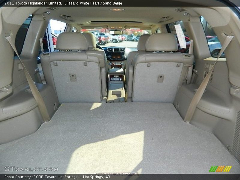 Blizzard White Pearl / Sand Beige 2011 Toyota Highlander Limited