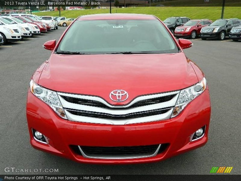 Barcelona Red Metallic / Black 2013 Toyota Venza LE