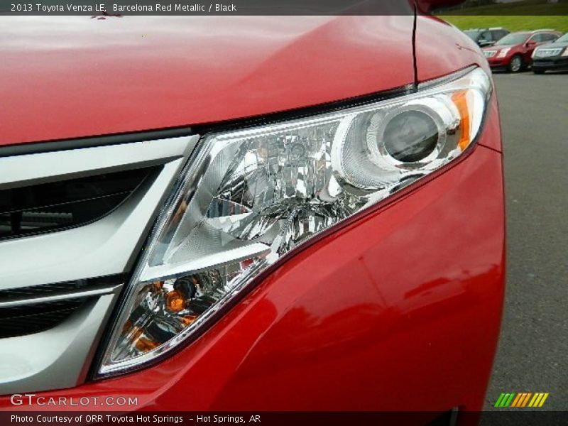 Barcelona Red Metallic / Black 2013 Toyota Venza LE