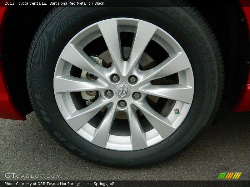 Barcelona Red Metallic / Black 2013 Toyota Venza LE