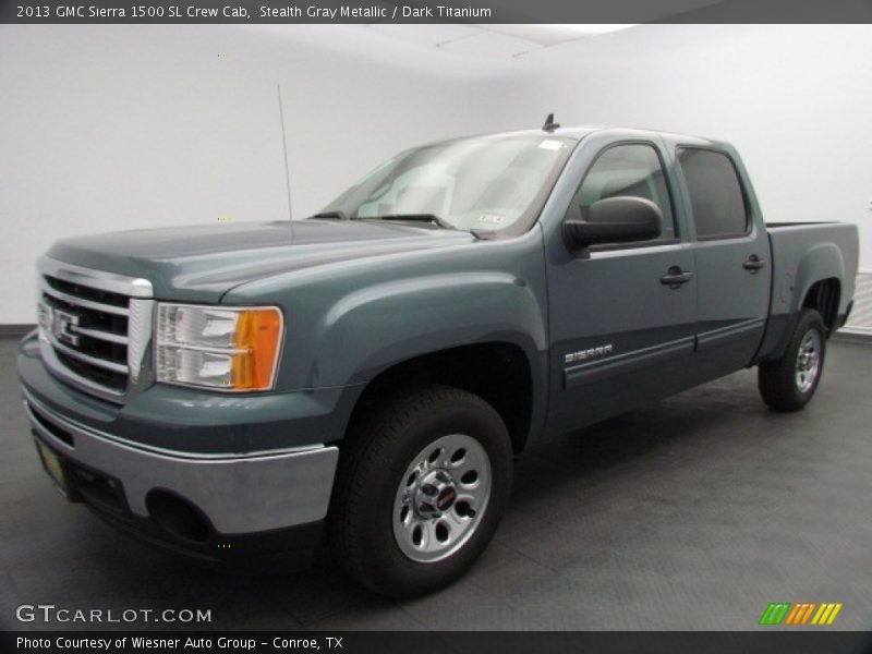 Stealth Gray Metallic / Dark Titanium 2013 GMC Sierra 1500 SL Crew Cab