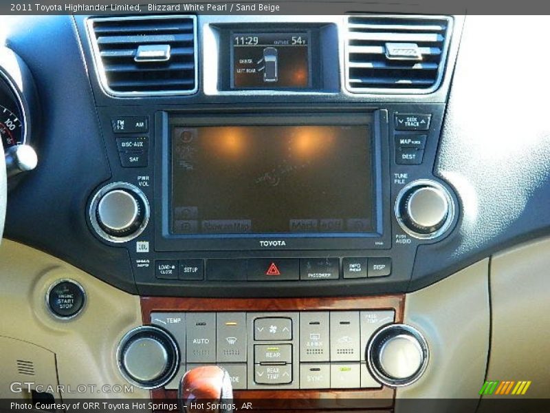 Blizzard White Pearl / Sand Beige 2011 Toyota Highlander Limited