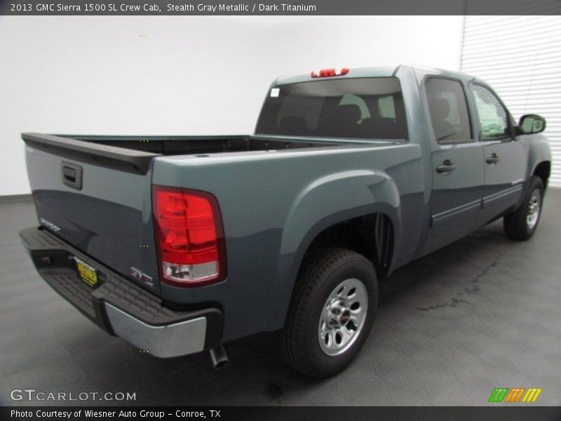 Stealth Gray Metallic / Dark Titanium 2013 GMC Sierra 1500 SL Crew Cab