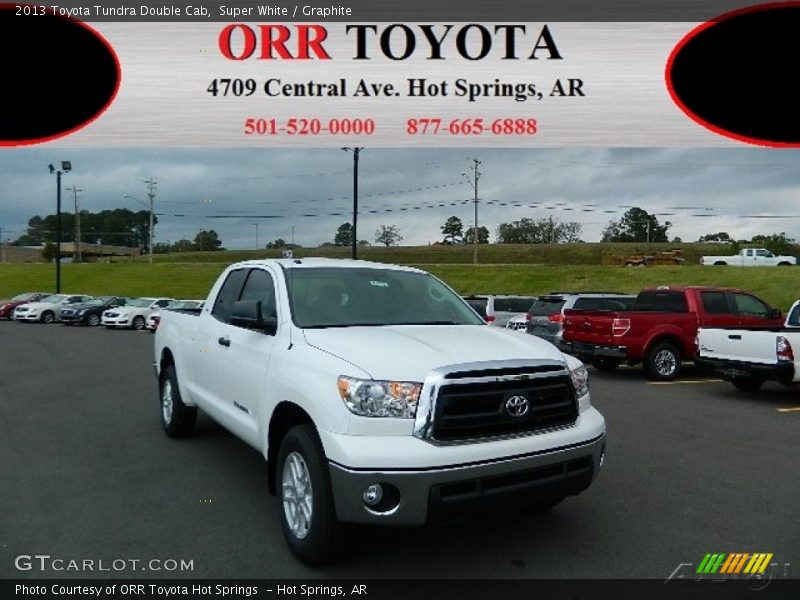 Super White / Graphite 2013 Toyota Tundra Double Cab