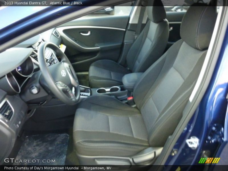 Atlantic Blue / Black 2013 Hyundai Elantra GT