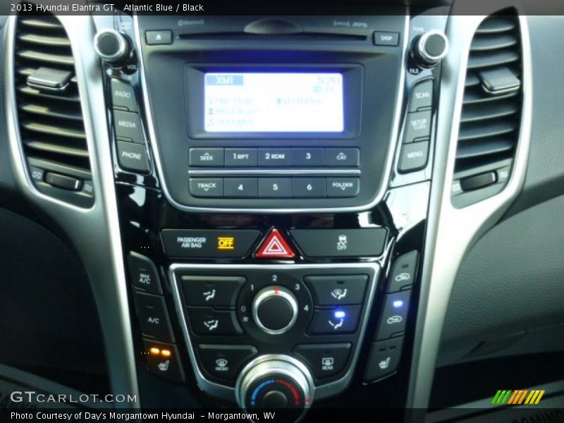 Atlantic Blue / Black 2013 Hyundai Elantra GT