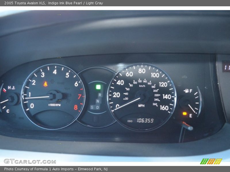 Indigo Ink Blue Pearl / Light Gray 2005 Toyota Avalon XLS