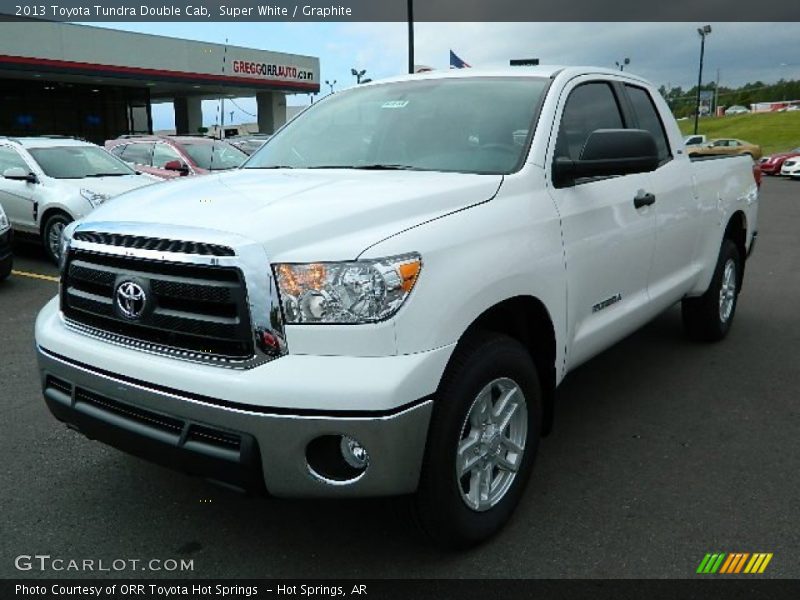 Super White / Graphite 2013 Toyota Tundra Double Cab