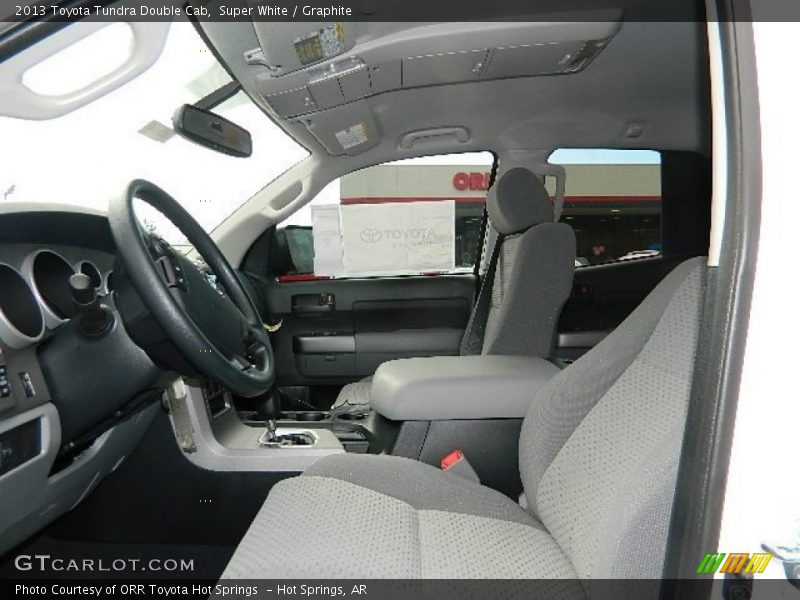 Super White / Graphite 2013 Toyota Tundra Double Cab