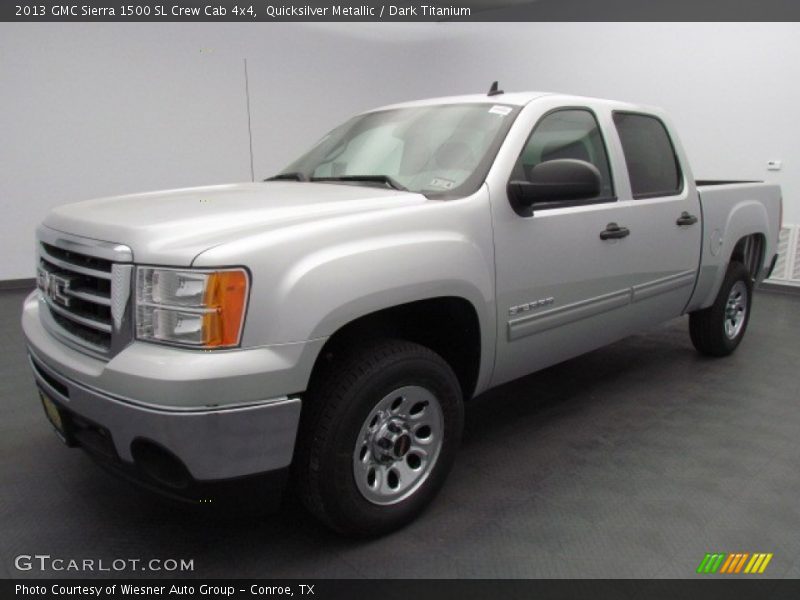 Quicksilver Metallic / Dark Titanium 2013 GMC Sierra 1500 SL Crew Cab 4x4