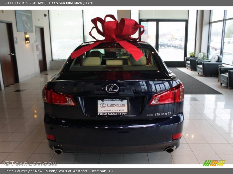 Deep Sea Blue Mica / Ecru 2011 Lexus IS 250 AWD