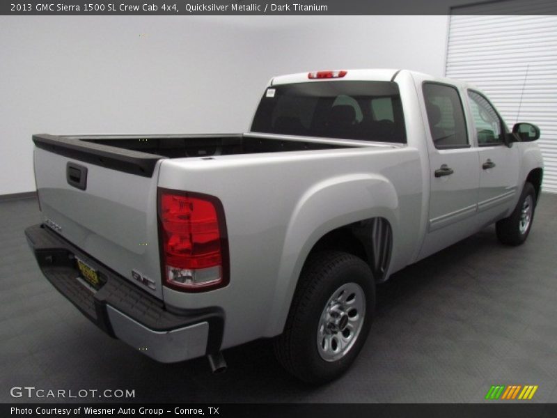Quicksilver Metallic / Dark Titanium 2013 GMC Sierra 1500 SL Crew Cab 4x4