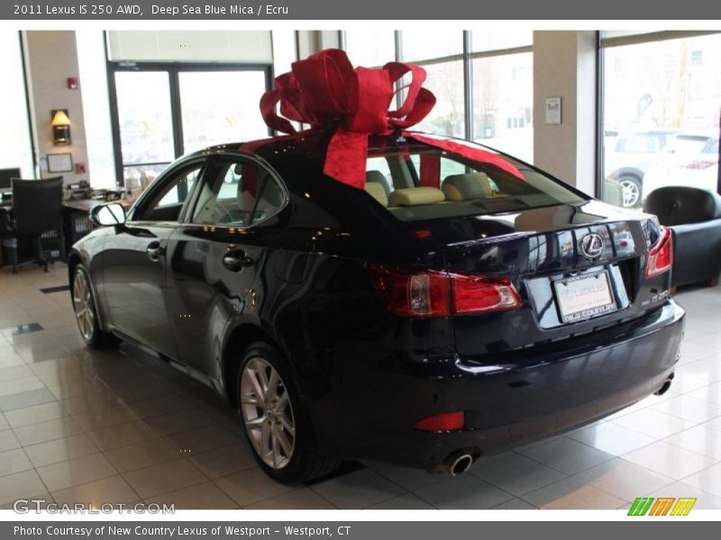 Deep Sea Blue Mica / Ecru 2011 Lexus IS 250 AWD