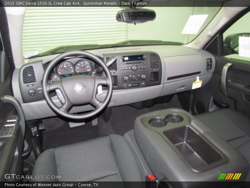 Quicksilver Metallic / Dark Titanium 2013 GMC Sierra 1500 SL Crew Cab 4x4