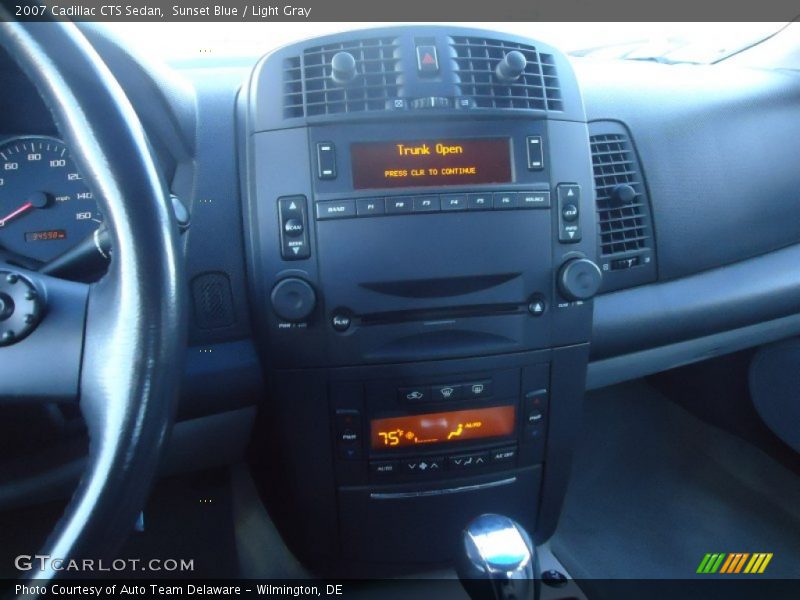 Sunset Blue / Light Gray 2007 Cadillac CTS Sedan