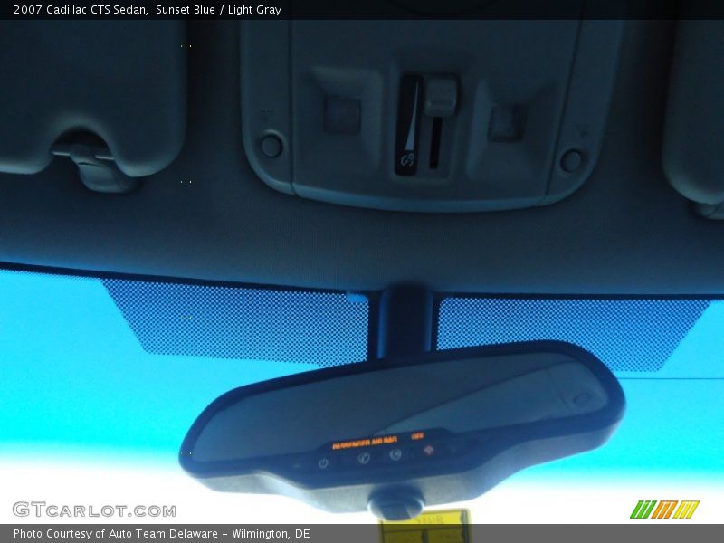 Sunset Blue / Light Gray 2007 Cadillac CTS Sedan
