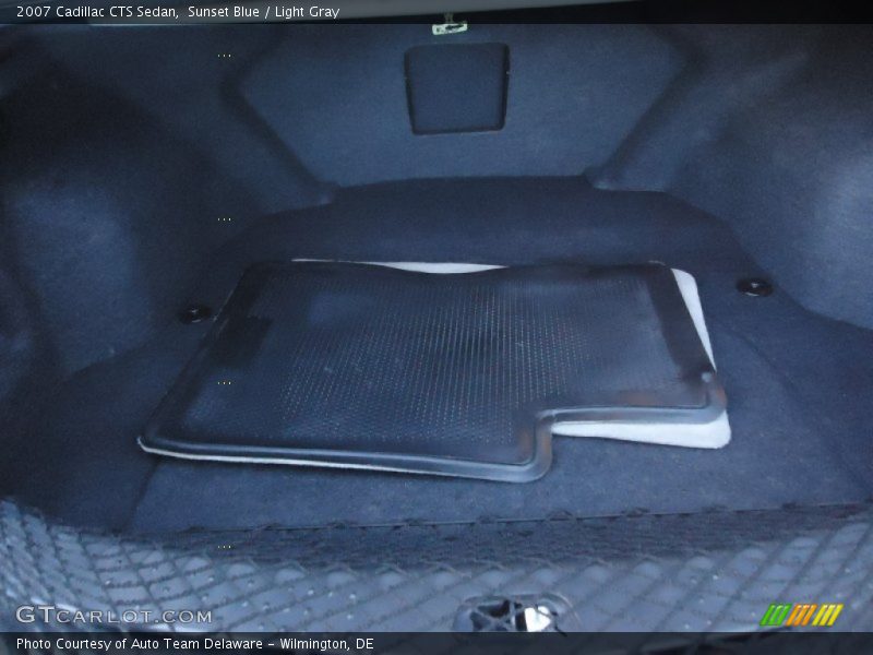 Sunset Blue / Light Gray 2007 Cadillac CTS Sedan