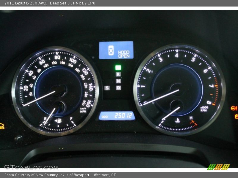  2011 IS 250 AWD 250 AWD Gauges