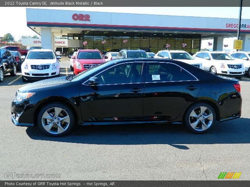 Attitude Black Metallic / Black 2012 Toyota Camry SE