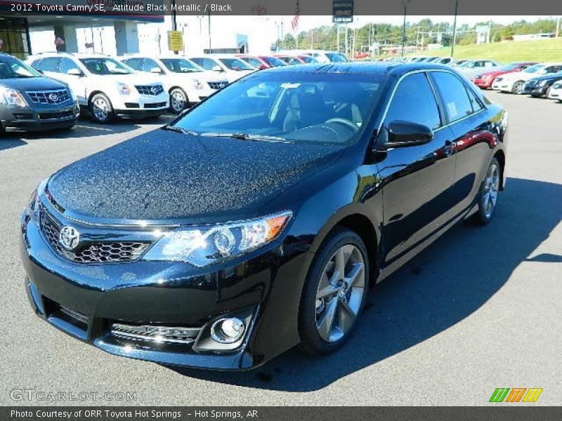 Attitude Black Metallic / Black 2012 Toyota Camry SE