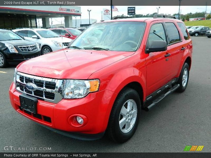 Torch Red / Stone 2009 Ford Escape XLT V6