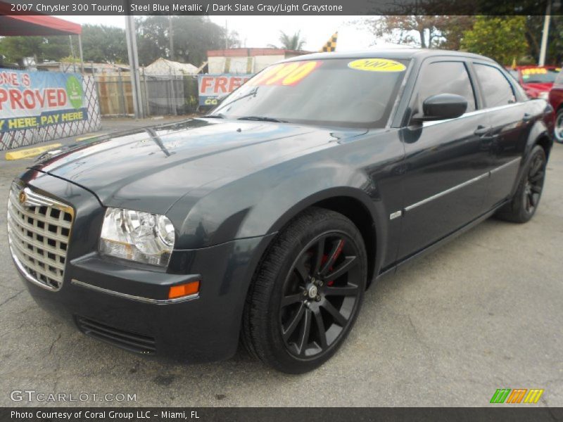 Steel Blue Metallic / Dark Slate Gray/Light Graystone 2007 Chrysler 300 Touring