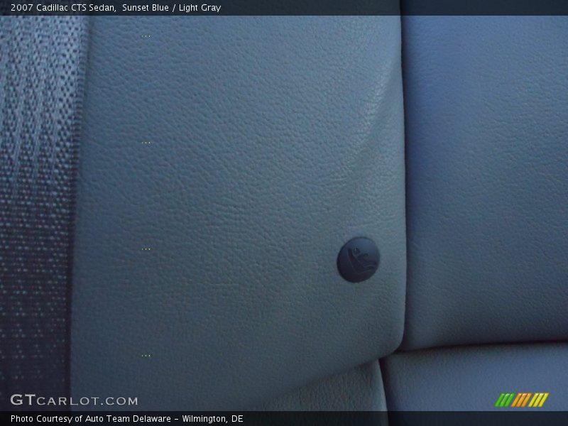 Sunset Blue / Light Gray 2007 Cadillac CTS Sedan
