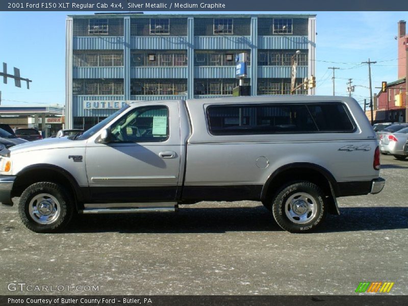 Silver Metallic / Medium Graphite 2001 Ford F150 XLT Regular Cab 4x4