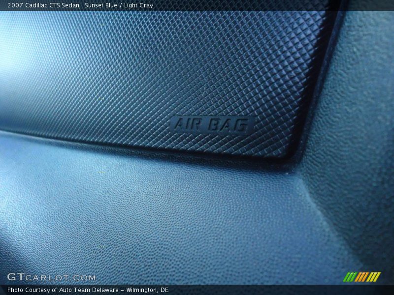 Sunset Blue / Light Gray 2007 Cadillac CTS Sedan