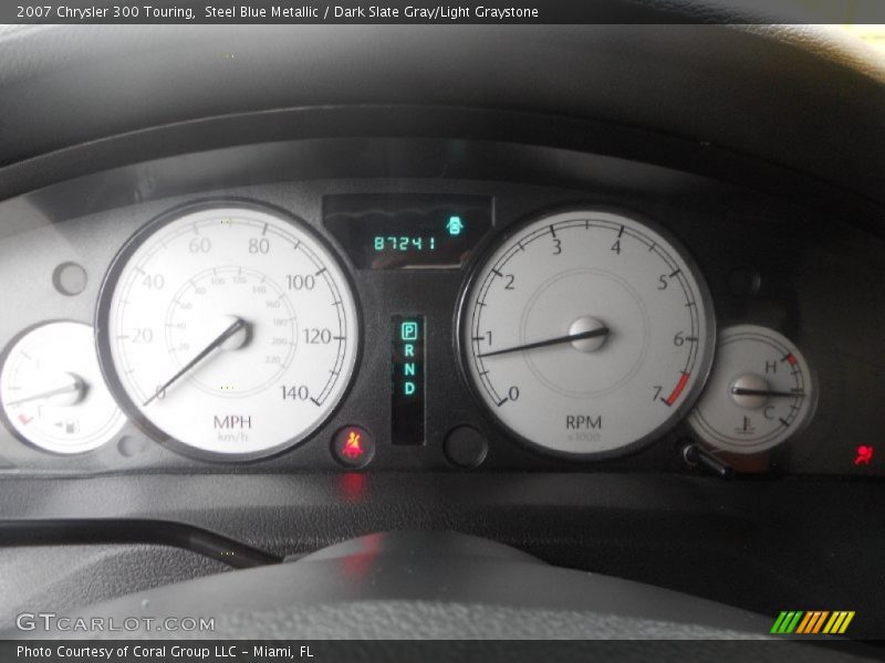 Steel Blue Metallic / Dark Slate Gray/Light Graystone 2007 Chrysler 300 Touring