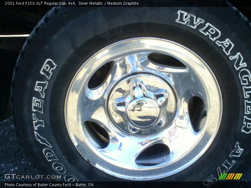 Silver Metallic / Medium Graphite 2001 Ford F150 XLT Regular Cab 4x4