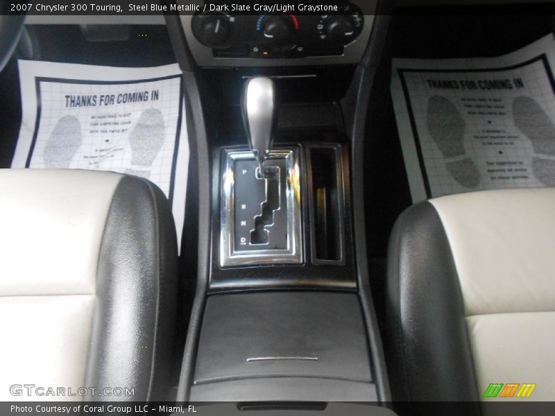 Steel Blue Metallic / Dark Slate Gray/Light Graystone 2007 Chrysler 300 Touring
