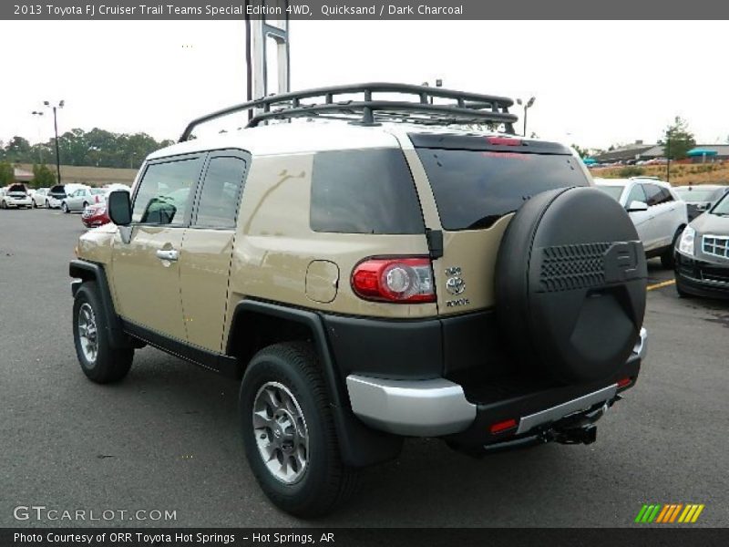 Quicksand / Dark Charcoal 2013 Toyota FJ Cruiser Trail Teams Special Edition 4WD