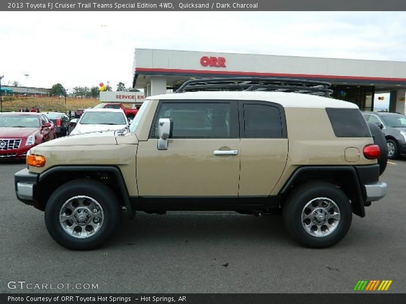 Quicksand / Dark Charcoal 2013 Toyota FJ Cruiser Trail Teams Special Edition 4WD