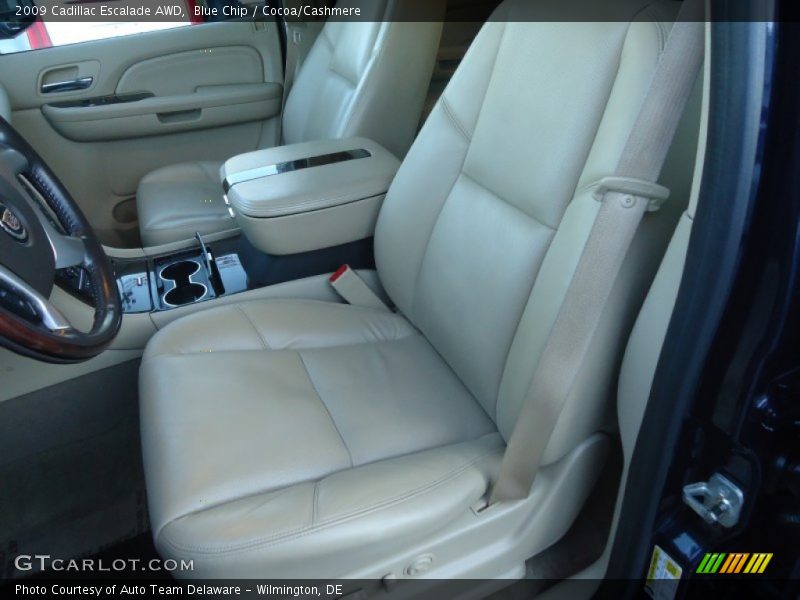 Blue Chip / Cocoa/Cashmere 2009 Cadillac Escalade AWD