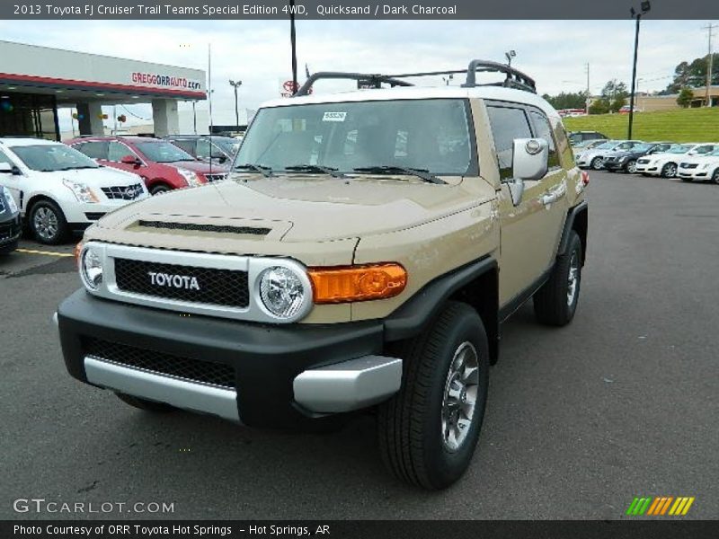Quicksand / Dark Charcoal 2013 Toyota FJ Cruiser Trail Teams Special Edition 4WD