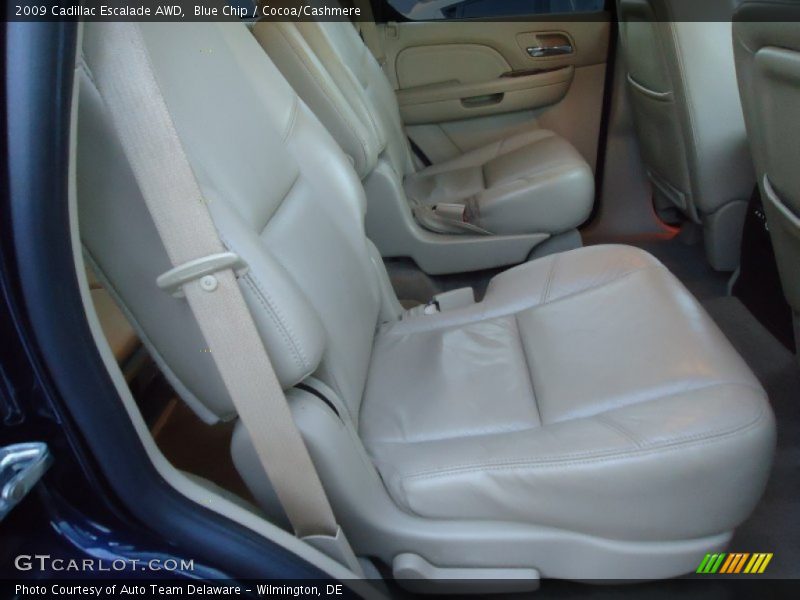 Blue Chip / Cocoa/Cashmere 2009 Cadillac Escalade AWD