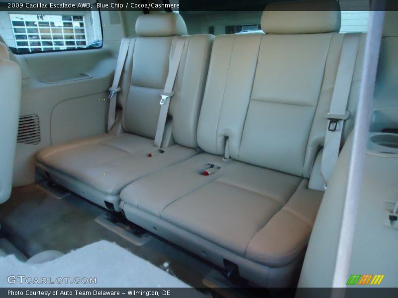 Blue Chip / Cocoa/Cashmere 2009 Cadillac Escalade AWD