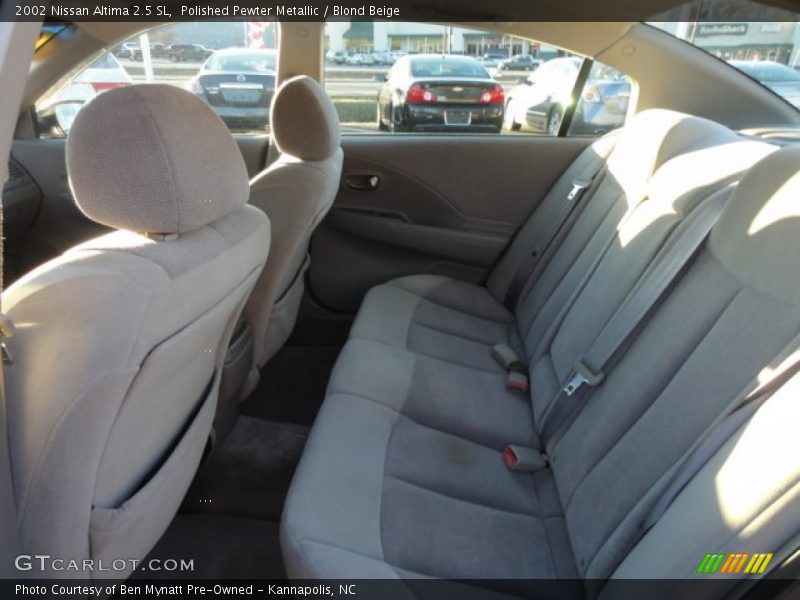 Polished Pewter Metallic / Blond Beige 2002 Nissan Altima 2.5 SL