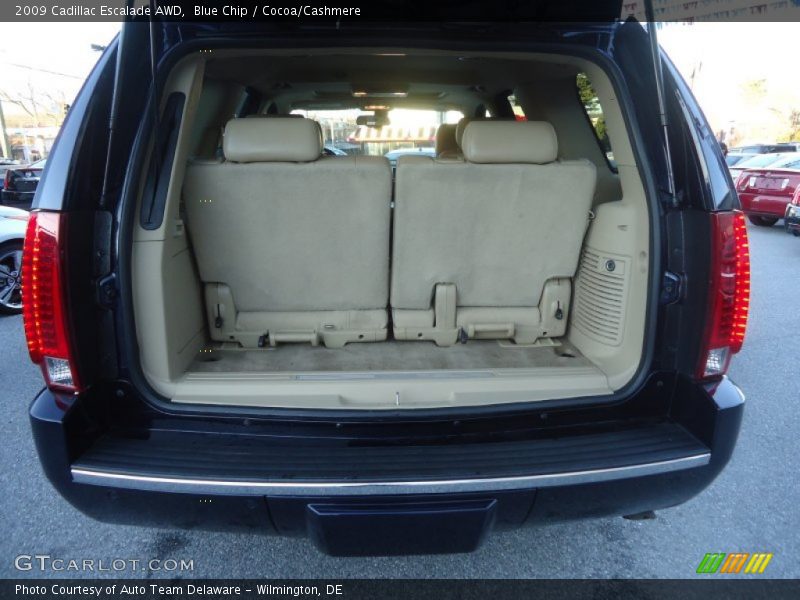 Blue Chip / Cocoa/Cashmere 2009 Cadillac Escalade AWD
