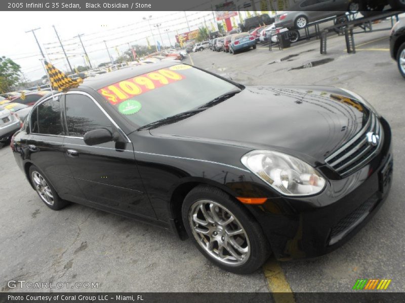 Black Obsidian / Stone 2005 Infiniti G 35 Sedan