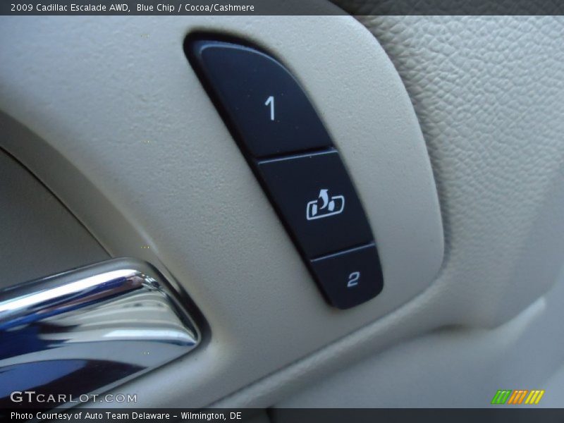 Blue Chip / Cocoa/Cashmere 2009 Cadillac Escalade AWD
