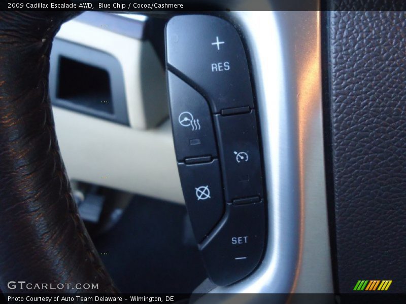 Blue Chip / Cocoa/Cashmere 2009 Cadillac Escalade AWD