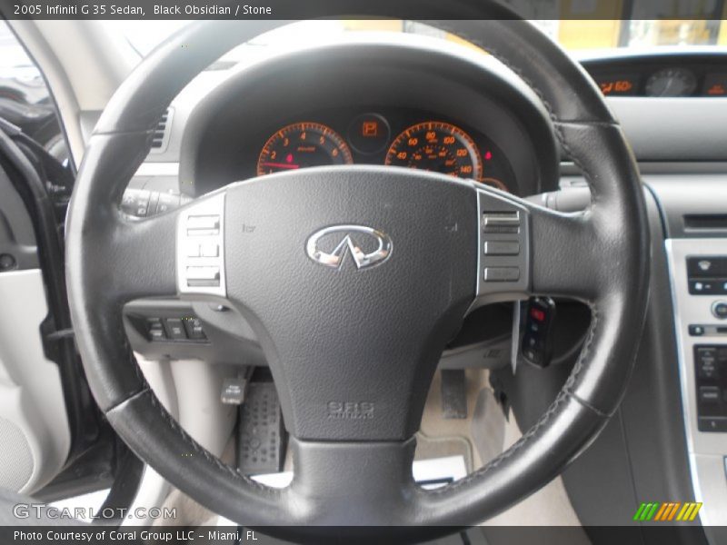 Black Obsidian / Stone 2005 Infiniti G 35 Sedan