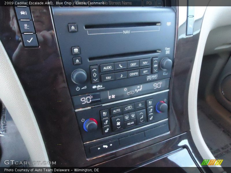 Blue Chip / Cocoa/Cashmere 2009 Cadillac Escalade AWD