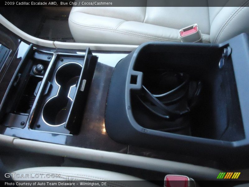 Blue Chip / Cocoa/Cashmere 2009 Cadillac Escalade AWD
